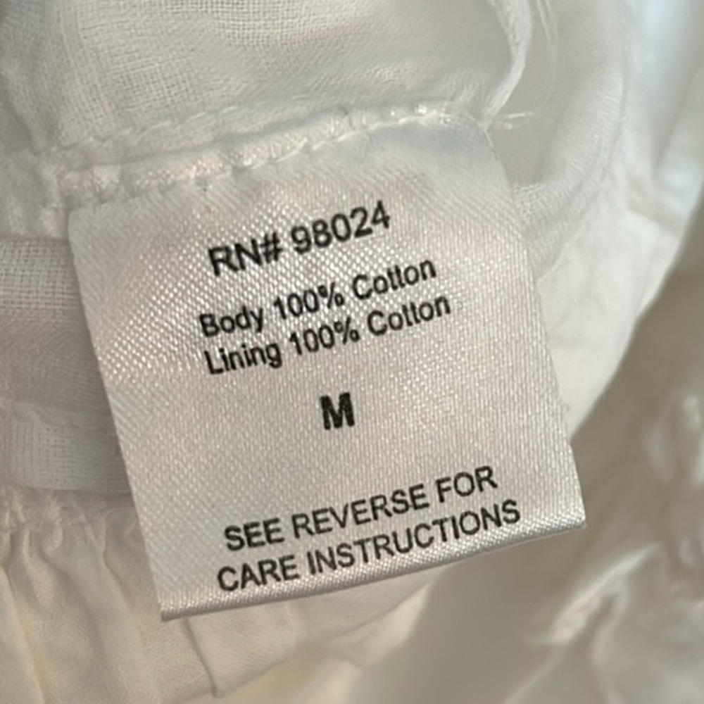 RARE! • ANTHROPOLOGIE • LOVE THE LABEL ‘Azalea’ White Ruffle Tiered Midi Dress - Picture 15 of 16